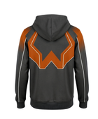 Custom Combat Walkout Hoodie – Charcoal Orange Fight Team Hoodie for Wholesale Buyers