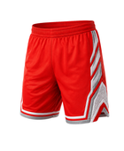Red Custom Football Shorts – Wholesale Bulk Team Uniform, Low MOQ, B2B Performance Apparel