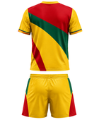 Custom Chase Tag Tournament Uniform – Red Yellow Green Sublimated Jersey & Shorts Set