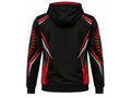 Custom Black Red Softball Hoodie – Wholesale Team Pullover Hoodie for Clubs