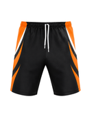 Custom Handball Shorts Black & Orange, Wholesale, Low MOQ, Bulk Sportswear