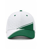 Custom Golf Cap | Wholesale Team Sports Cap | White Green | Apparels Bridge