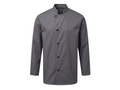 Long Sleeve Chef Jacket Grey | B2B Low MOQ Hospitality Workwear Manufacturer
