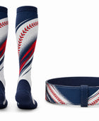 Custom Navy Softball Belt and Socks Set – Wholesale Team Uniform Accessories