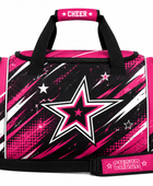 Custom Black Pink Cheer Duffle Bag – Wholesale Cheer Team Travel Bag