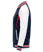 Custom Navy Softball Dugout Jacket – Wholesale Team Warm-Up Jacket for Clubs