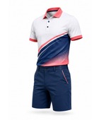 White Custom Golf Uniform – Wholesale Bulk Team Set, Low MOQ, B2B Performance Apparel