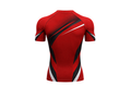 Custom Red Chase Tag Compression Shirt – Sublimated Short-Sleeve Gym Training Wear