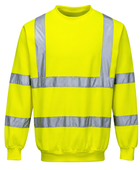 Railway Hi-Vis Sweatshirt Yellow | B2B Low MOQ Railway Workwear Manufacturer