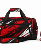 Custom Wrestling Team Bag and Headgear Bag Set | Wholesale Wrestling Gear Bundle | Red Black White | Apparels Bridge