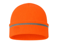 Fluorescent Orange Reflective Work Beanie – Low MOQ Insulated Cold Weather Uniform Hat