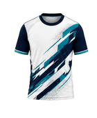 Custom Blue & Teal Dart Jersey – Team Uniform Wholesale, Low MOQ, Personalized Name & Number