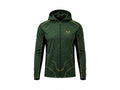 Custom Forest Green Sublimated Axe Throwing Full-Zip Hoodie – Venue Teamwear