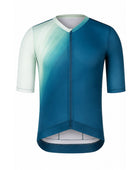 Custom Cycling Jersey – Blue Gradient Team Uniform, Wholesale, Low MOQ, Bulk Sportswear