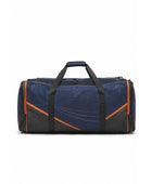 Custom Ice Hockey Team Bag – Navy Orange Sublimated Hockey Duffel Bag for Wholesale Orders