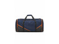 Custom Ice Hockey Team Bag – Navy Orange Sublimated Hockey Duffel Bag for Wholesale Orders