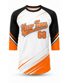 White, Orange & Black Shirt – Custom Team Apparel, Wholesale Bulk, Low MOQ