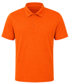 Short Sleeve Work Polo Shirt Orange  B2B Low MOQ Custom Work Polo Shirt Manufacturer