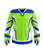 Lime Green Custom Hockey Jersey – Wholesale Bulk Team Kit, Low MOQ, B2B Performance Apparel