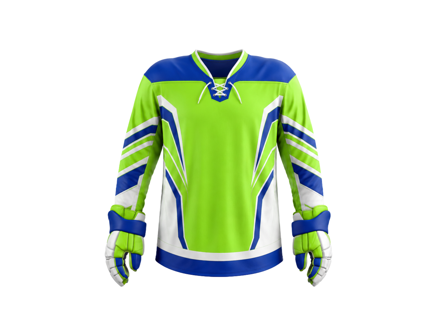 Lime Green Custom Hockey Jersey – Wholesale Bulk Team Kit, Low MOQ, B2B Performance Apparel