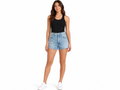 Wholesale Custom Light Blue Denim Shorts Manufacturer Private Label High Waist Cut Off Shorts