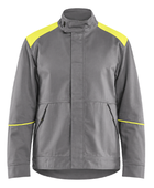 Welding Jacket Grey/Yellow B2B Low MOQ Industrial Workwear Manufacturer