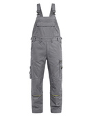 Welding Bib Trouser Grey/Yellow B2B Low MOQ Industrial Workwear Manufacturer