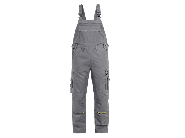 Welding Bib Trouser Grey/Yellow B2B Low MOQ Industrial Workwear Manufacturer design preview