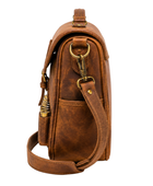 Hunting Cartridge Leather Satchel Bag – Tan Brown | B2B Low MOQ