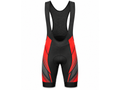 Custom Cycling Bib Shorts | Wholesale Cycling Team Bibs | Black Red | Apparels Bridge