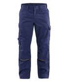 Welding Trousers for B2B Workwear Supply – Low MOQ Reflective Knee Pad Work Trousers in Navy Blue