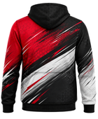 Custom Handball Quarter Zip Hoodie – Red Black Warmup Teamwear for Wholesale Buyers