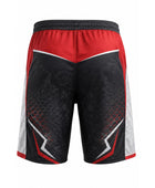 Custom Black Red Fishing Shorts | Wholesale Outdoor Board Shorts for Bulk Orders