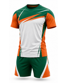 White & Green Custom Volleyball Uniform – Wholesale Bulk Team Kit, Low MOQ, B2B Performance Apparel
