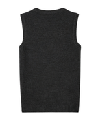 School V-Neck Sweater Vest Charcoal Grey | B2B Low MOQ Wholesale Manufacturer