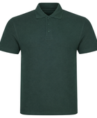 Dark Green Workwear Polo Shirt – Wholesale Mechanic Uniform Polo with Triple-Stitched Seams