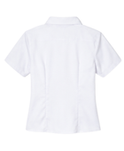 School Short Sleeve Fitted Oxford Shirt White | B2B Low MOQ Wholesale