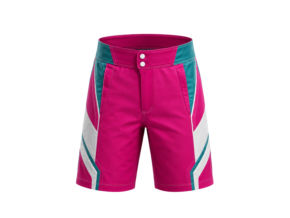 Pink Custom Ice Hockey Shorts – Wholesale Bulk Team Kit, Low MOQ, B2B Performance Apparel front design preview