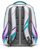 Custom Padel Racket Backpack –  White Cyan Purple Wholesale Bag