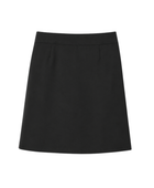 School Pleated Two-Tab Skirt Black | B2B Low MOQ Wholesale