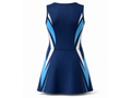 Custom Women’s Padel Dress – Navy Cyan Club Teamwear Wholesale