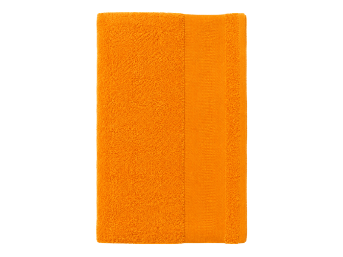 Hairdressing Cotton Hand Towel Orange B2B Custom Workwear Low MOQ