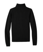 School Mock Neck Zip Front Sweater Black | B2B Low MOQ Wholesale
