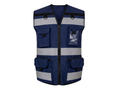 B2B Security Tool Vest Navy/Grey Custom Security Uniform Low MOQ