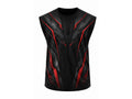 Wholesale Black and Red Powerlifting Jersey Sleeveless – Bulk, Low MOQ, Team Strength Training Top