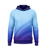 Custom Blue Purple Disc Golf Hoodie – Wholesale Club Teamwear