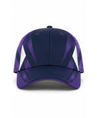 Custom Navy Purple Cricket Cap – Wholesale Team Headwear for Clubs