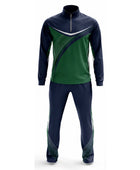 Custom Green Cricket Tracksuit – Sublimated Jacket & Pant Set for Wholesale Clubs