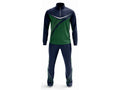 Custom Green Cricket Tracksuit – Sublimated Jacket & Pant Set for Wholesale Clubs