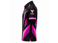 Custom Esports Polo Shirt | Wholesale Gaming Team Polo | Black Pink Magenta | Apparels Bridge